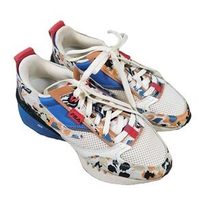 Fila Renno Animal Women's Sneakers Size 6 Multicolor Retro Running Shoes